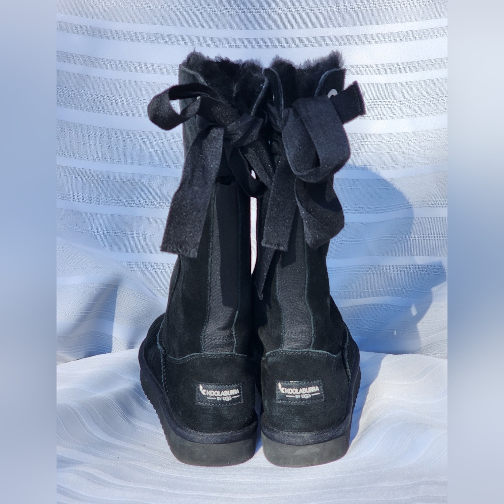 Women's size 7 Koolaburra, Black, Andra Tall Ugg Boots in EXCELLENT cond…
